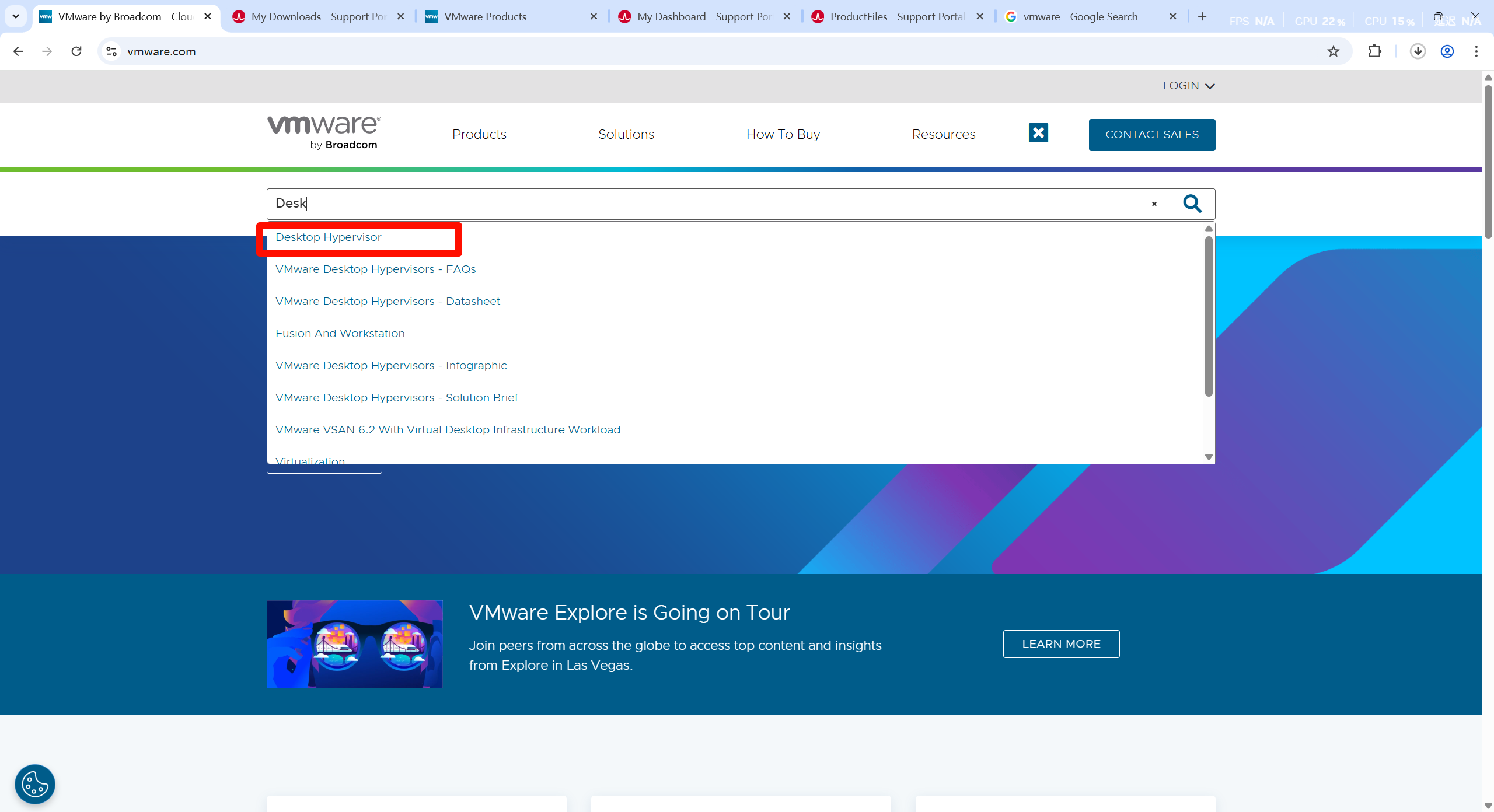 搜索 Desktop Hypervisor